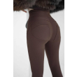 Legginsy modelujące / wysoki stan / PRĄŻKI CHOCO /  S - M - L - XL